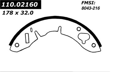 Drum Brake Shoe CE 111.02160