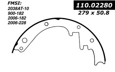 Drum Brake Shoe CE 111.02280