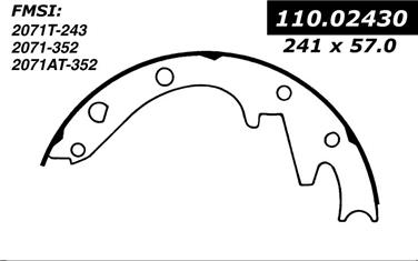 Drum Brake Shoe CE 111.02430