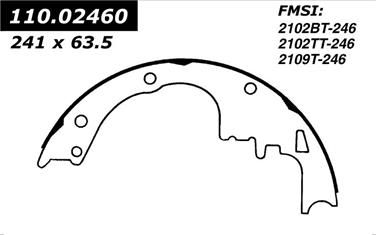 Drum Brake Shoe CE 111.02460