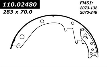 Drum Brake Shoe CE 111.02480