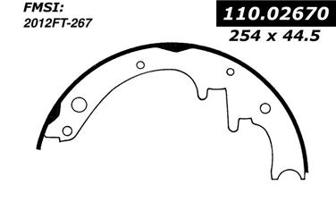 Drum Brake Shoe CE 111.02670