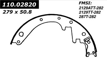 Drum Brake Shoe CE 111.02820