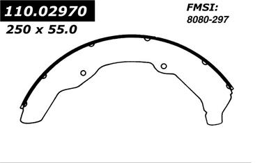 Drum Brake Shoe CE 111.02970