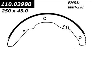 Drum Brake Shoe CE 111.02980