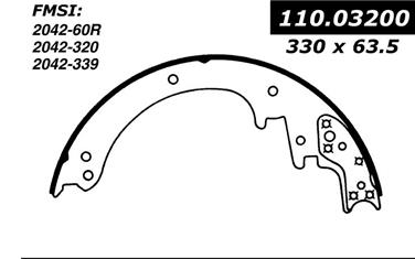 Drum Brake Shoe CE 111.03200