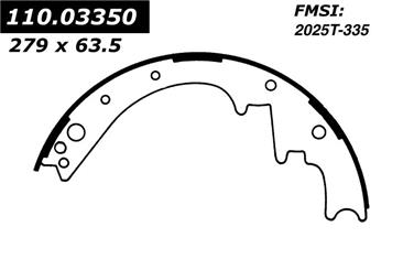 Drum Brake Shoe CE 111.03350