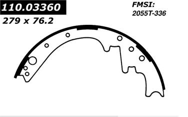 Drum Brake Shoe CE 111.03360