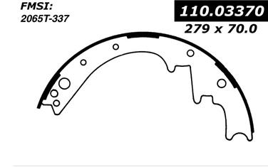 Drum Brake Shoe CE 111.03370