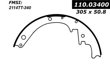 Drum Brake Shoe CE 111.03400