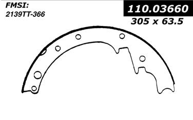 Drum Brake Shoe CE 111.03660