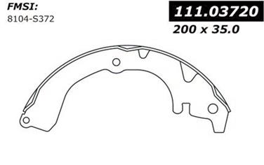 Drum Brake Shoe CE 111.03720