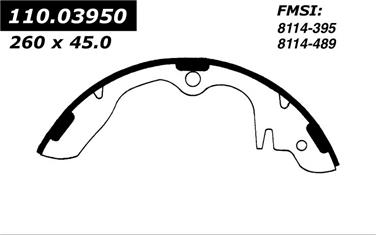 Drum Brake Shoe CE 111.03950