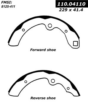 Drum Brake Shoe CE 111.04110