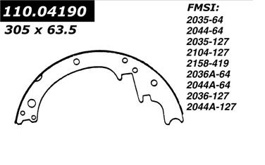 Drum Brake Shoe CE 111.04190