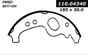 Drum Brake Shoe CE 111.04340