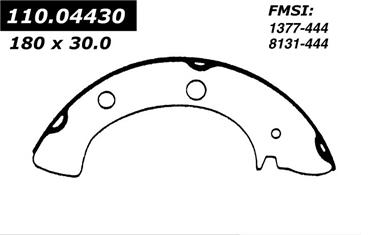 Drum Brake Shoe CE 111.04430