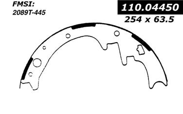 Drum Brake Shoe CE 111.04450