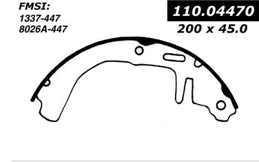 Drum Brake Shoe CE 111.04470