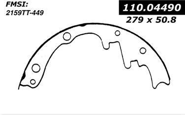 Drum Brake Shoe CE 111.04490