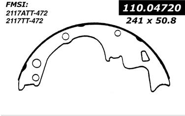 Drum Brake Shoe CE 111.04720