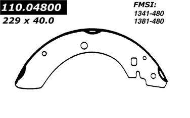 Drum Brake Shoe CE 111.04800