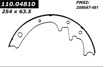 Drum Brake Shoe CE 111.04810