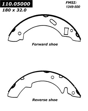 Drum Brake Shoe CE 111.05000