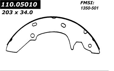 1994 Mercury Topaz Drum Brake Shoe CE 111.05010