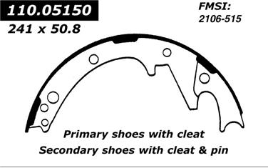 Drum Brake Shoe CE 111.05150