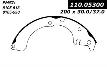 Drum Brake Shoe CE 111.05300