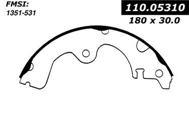 Drum Brake Shoe CE 111.05310