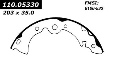 Drum Brake Shoe CE 111.05330