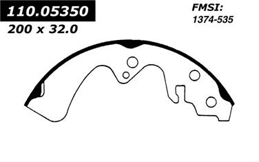 Drum Brake Shoe CE 111.05350