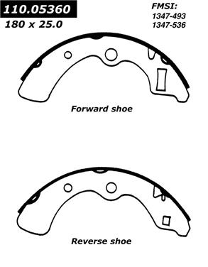 Drum Brake Shoe CE 111.05360