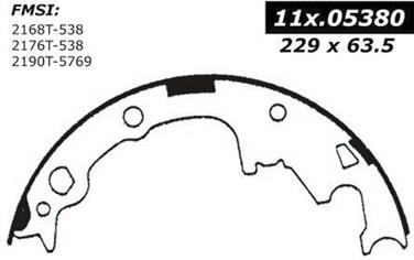 Drum Brake Shoe CE 111.05380