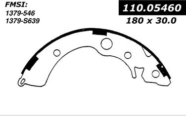 Drum Brake Shoe CE 111.05460