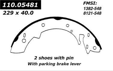 Drum Brake Shoe CE 111.05481