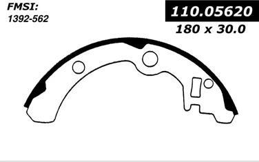 Drum Brake Shoe CE 111.05620