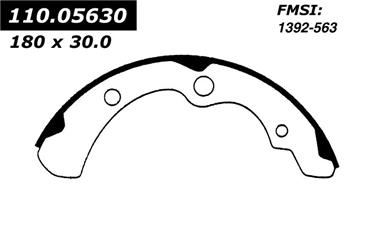 Drum Brake Shoe CE 111.05630