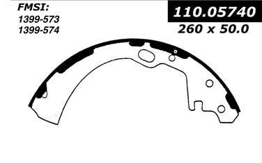 Drum Brake Shoe CE 111.05740