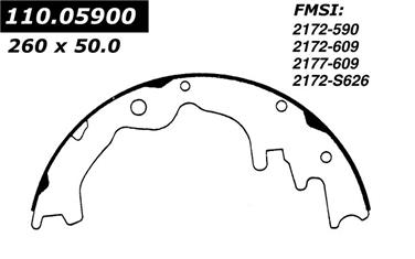 Drum Brake Shoe CE 111.05900