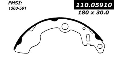 Drum Brake Shoe CE 111.05910