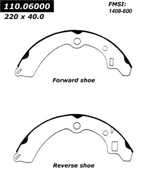 Drum Brake Shoe CE 111.06000