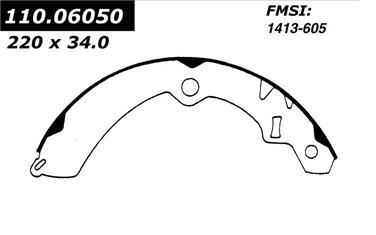 1990 Suzuki Sidekick Drum Brake Shoe CE 111.06050