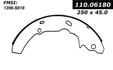 Drum Brake Shoe CE 111.06180