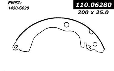 Drum Brake Shoe CE 111.06280