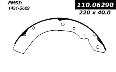 Drum Brake Shoe CE 111.06290