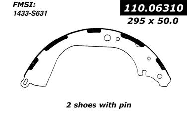 Drum Brake Shoe CE 111.06310