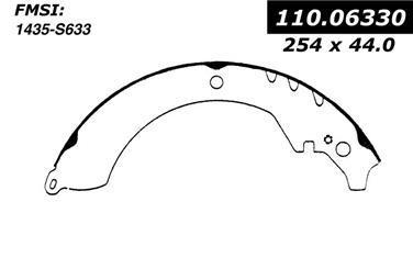 Drum Brake Shoe CE 111.06330